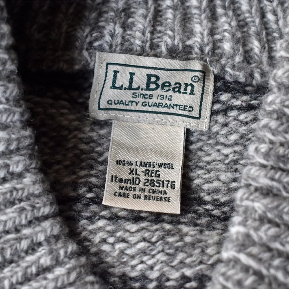 90-00’s L.L.Bean 良コンディション！ ボーダー ヘンリーネック セーター 240125