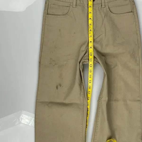 Age 16 Carhartt Trousers - 29W 29L Beige Cotton Blend