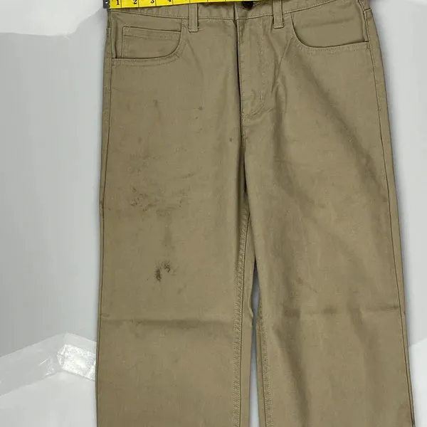 Age 16 Carhartt Trousers - 29W 29L Beige Cotton Blend