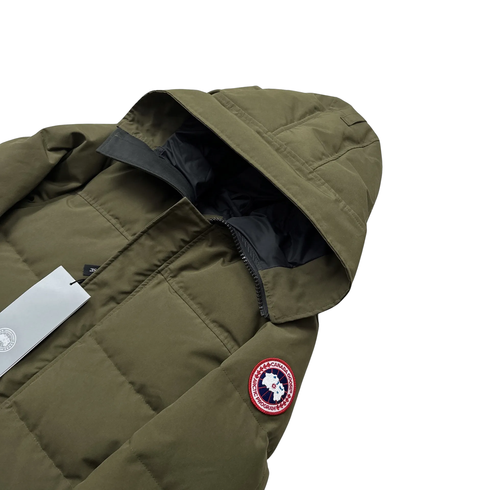 Canada Goose Khaki Green MacMilian Parka Jacket - Small