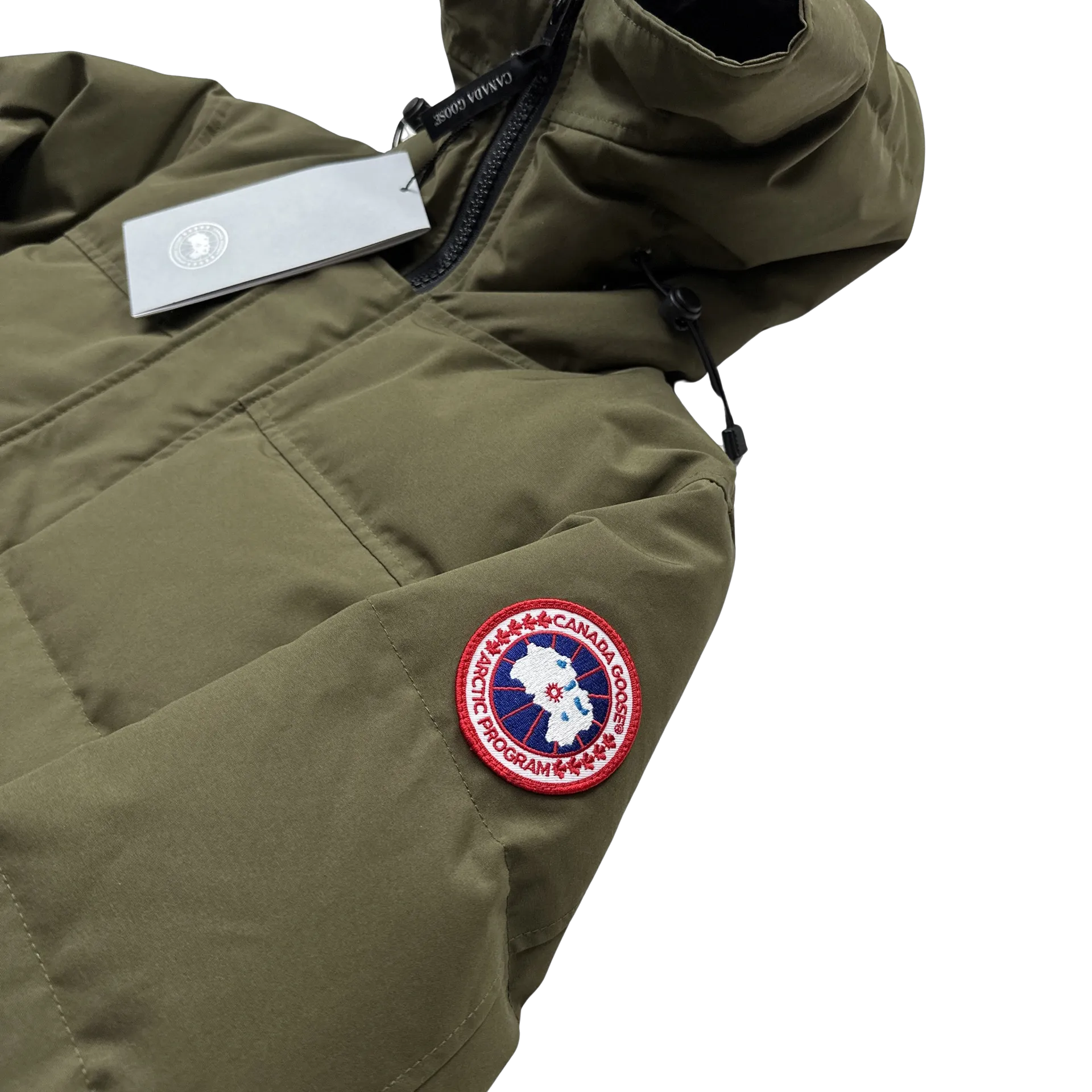 Canada Goose Khaki Green MacMilian Parka Jacket - Small