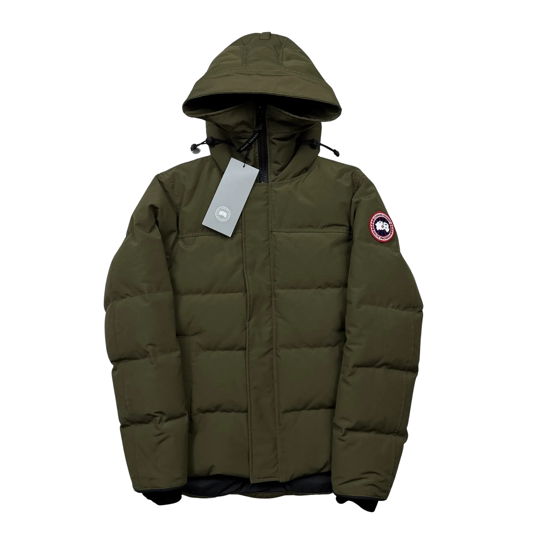Canada Goose Khaki Green MacMilian Parka Jacket - Small
