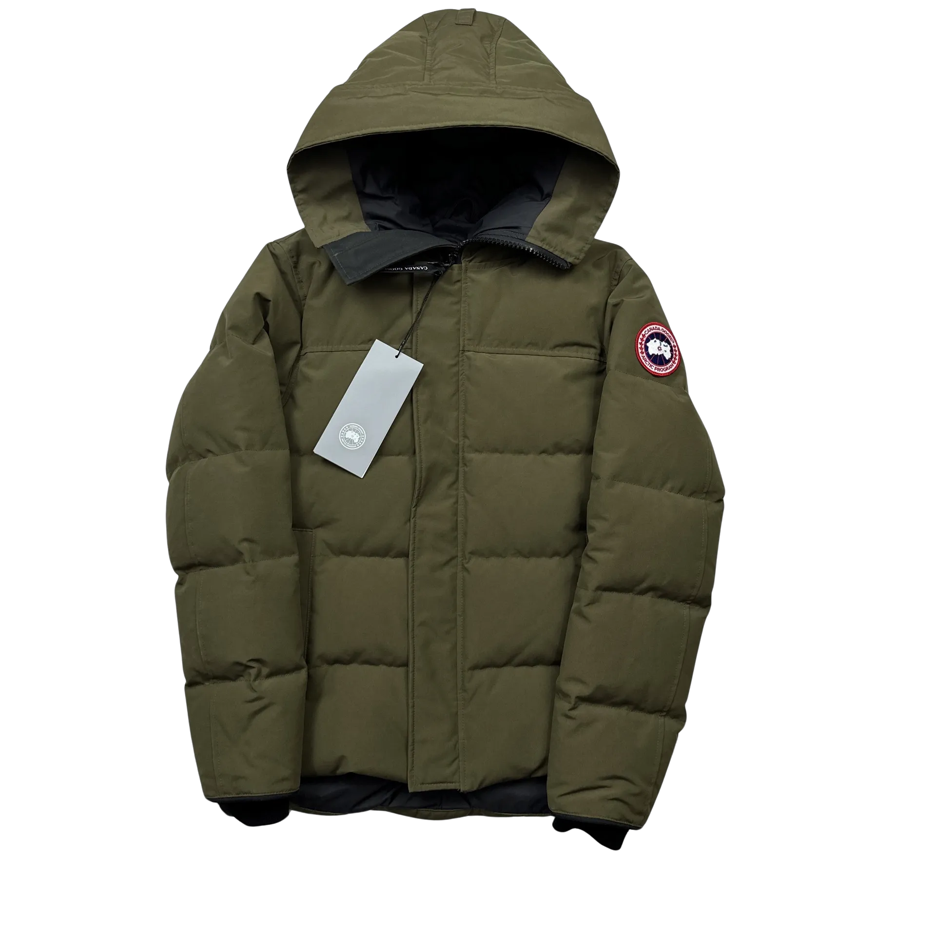 Canada Goose Khaki Green MacMilian Parka Jacket - Small