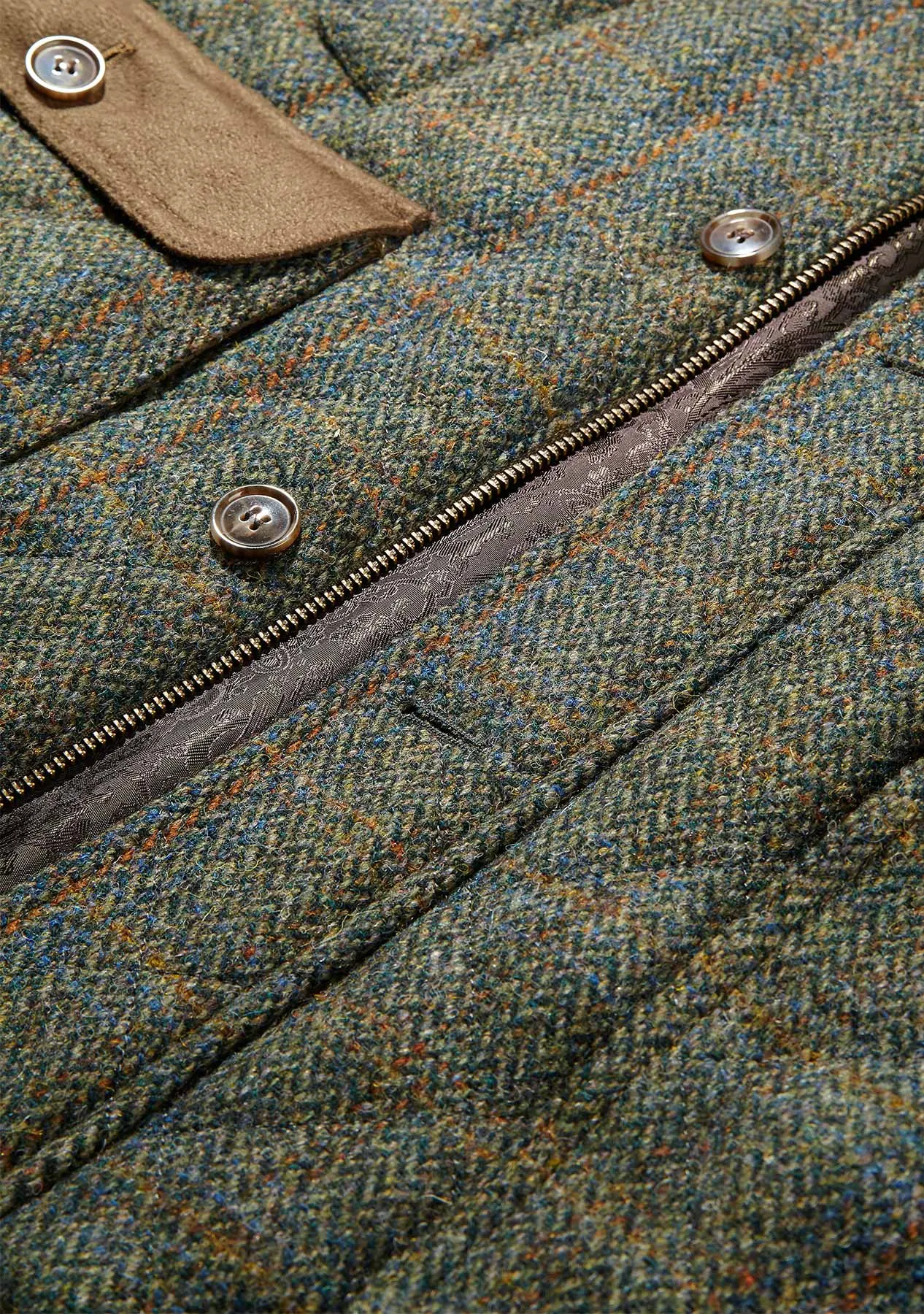 Chuck Country Gilet - Green Multi