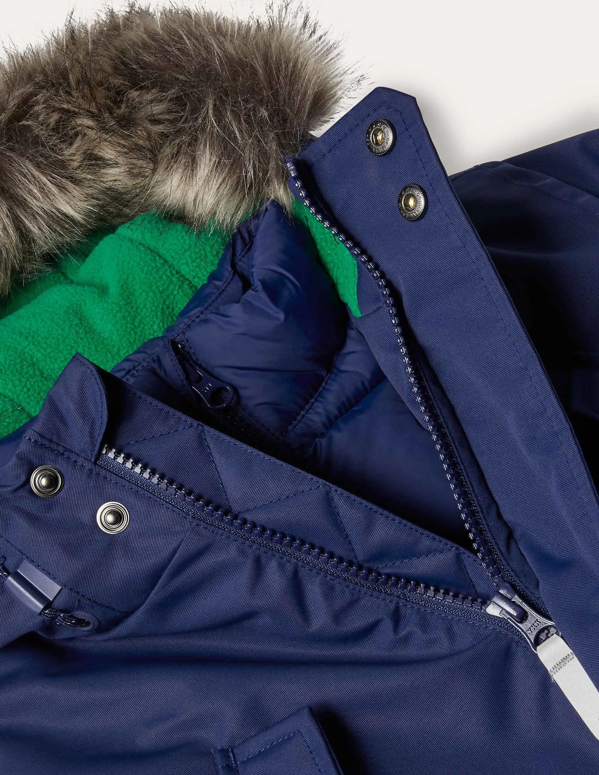 Cosy Waterproof Parka-College Navy
