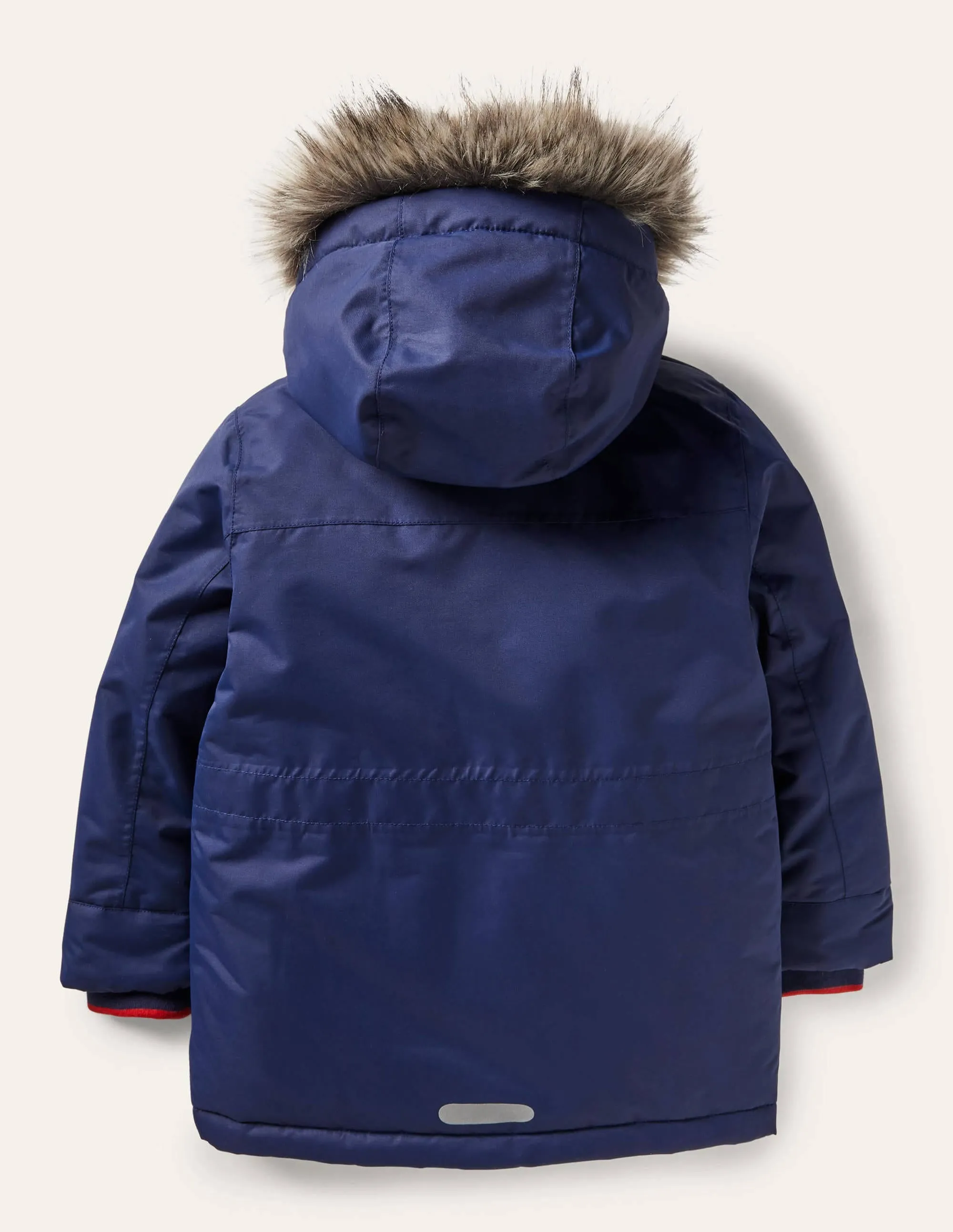 Cosy Waterproof Parka-College Navy