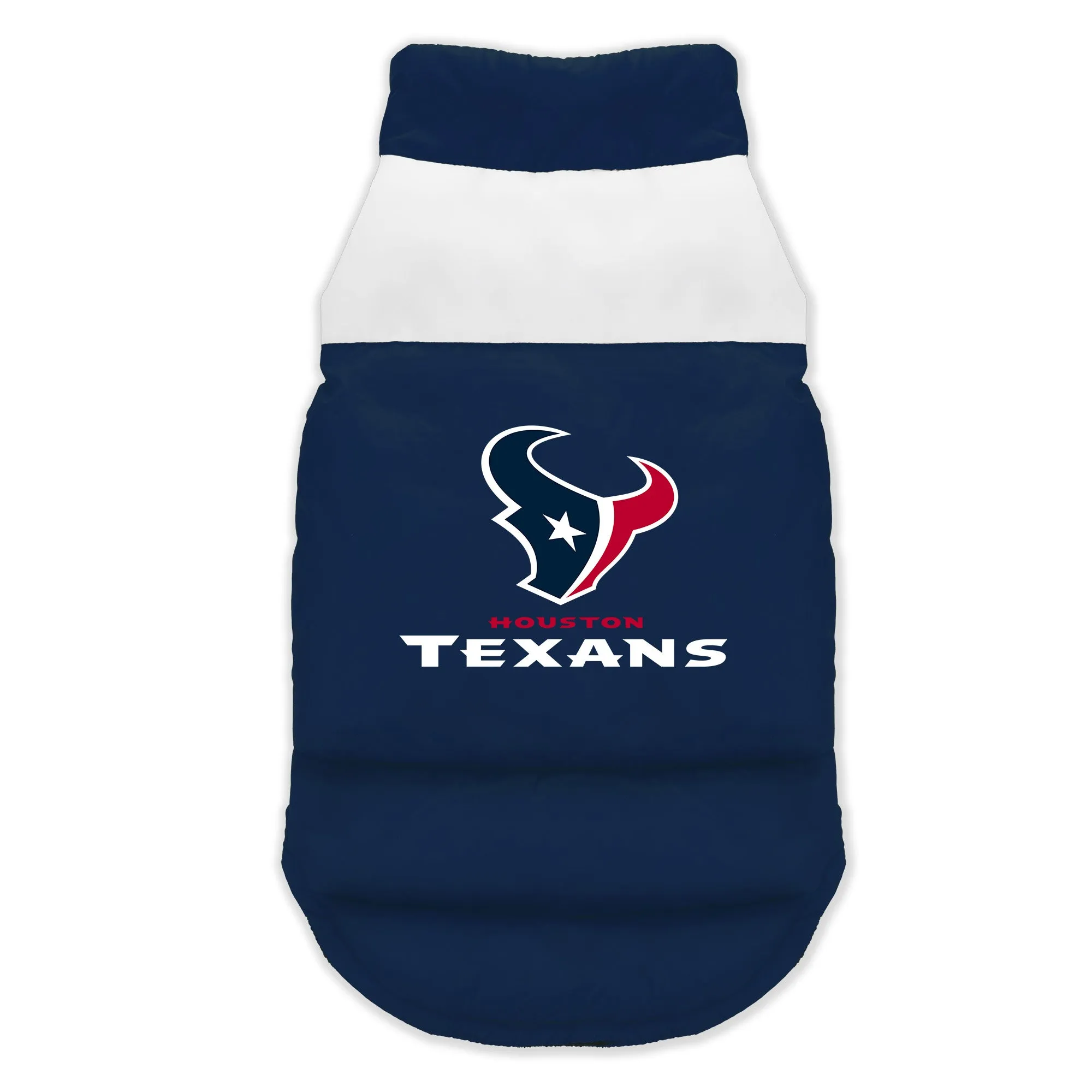 Houston Texans Pet Parka Puff Vest