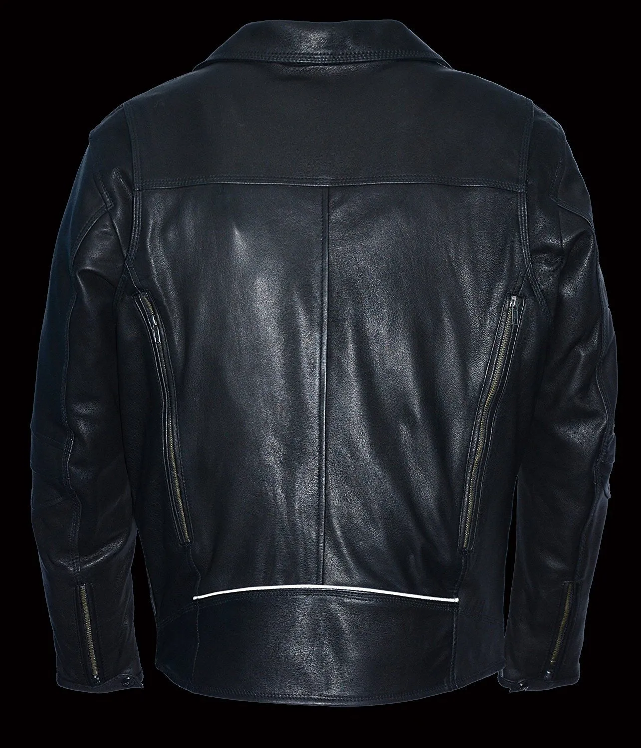 Milwaukee Leather Men's Vented Updated Motorcycle Jacket