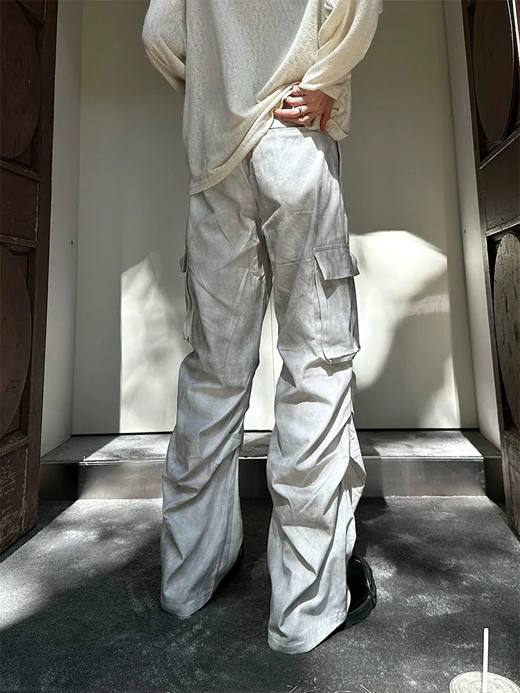 Multi Pocket Loose Wide Pants JMH0105