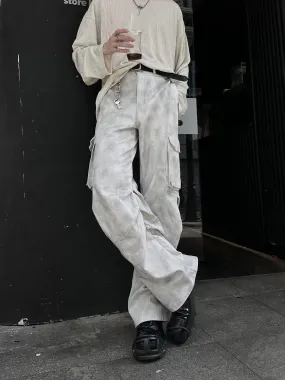 Multi Pocket Loose Wide Pants JMH0105