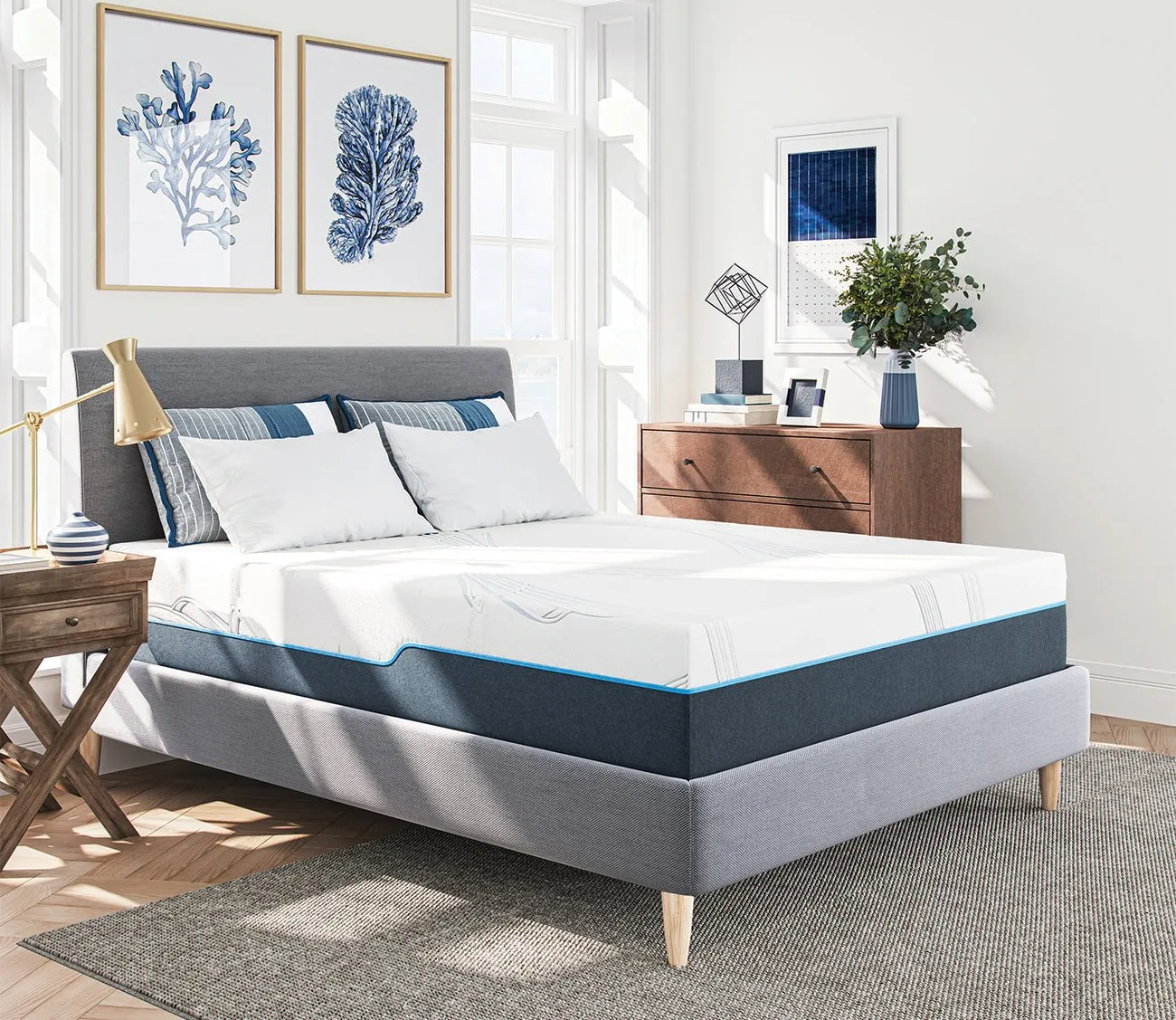 Nautica Reflect 12'' Medium Firm Memory Foam Mattress