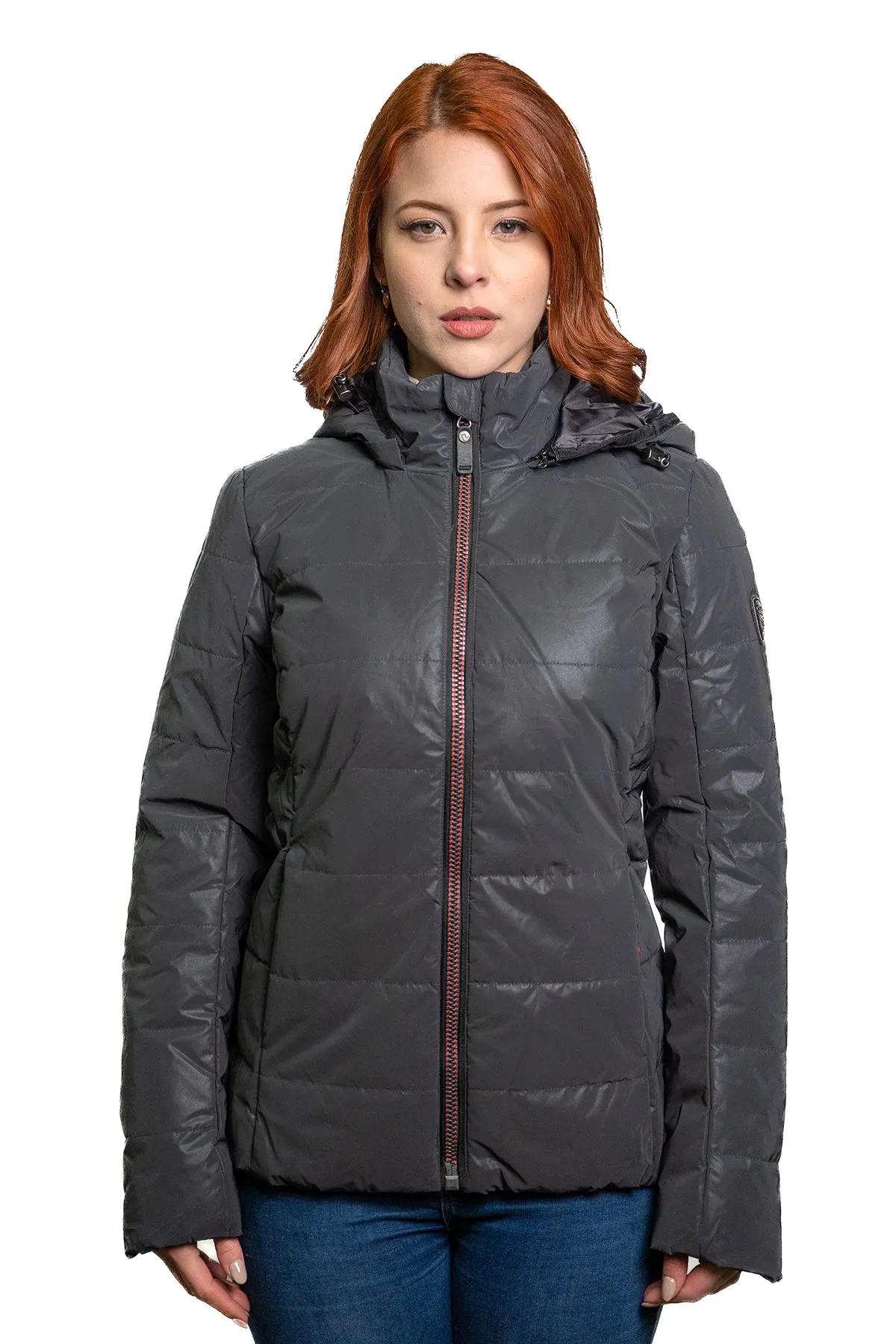 PARKA MUJER NORTHLAND LIORA BLACK REFLECTIVE 02-087041