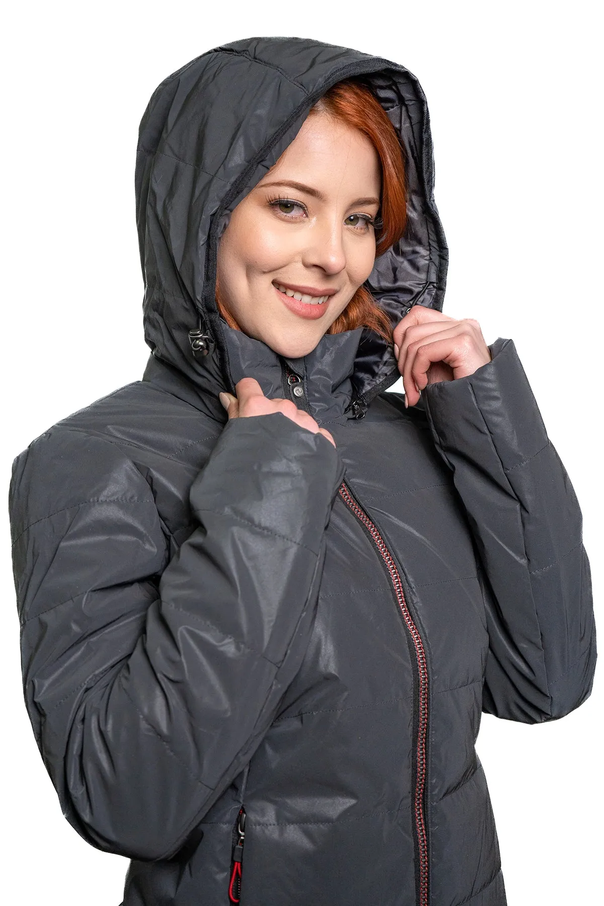 PARKA MUJER NORTHLAND LIORA BLACK REFLECTIVE 02-087041