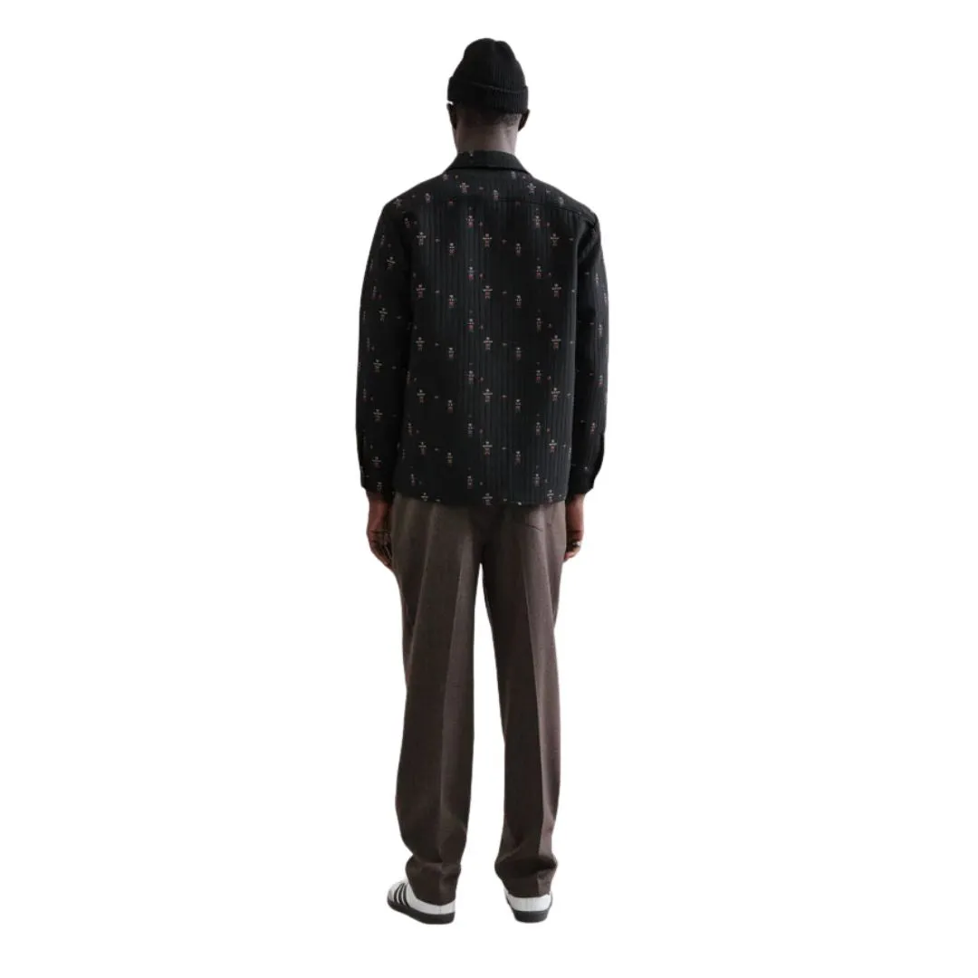 Whiting Overshirt Quilted Tweed (Black)