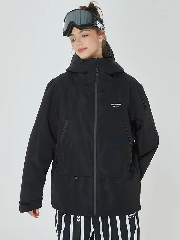 Women's Mountain Breaker Thermal Insulated Anorak Snow Jacket Winter Coat
