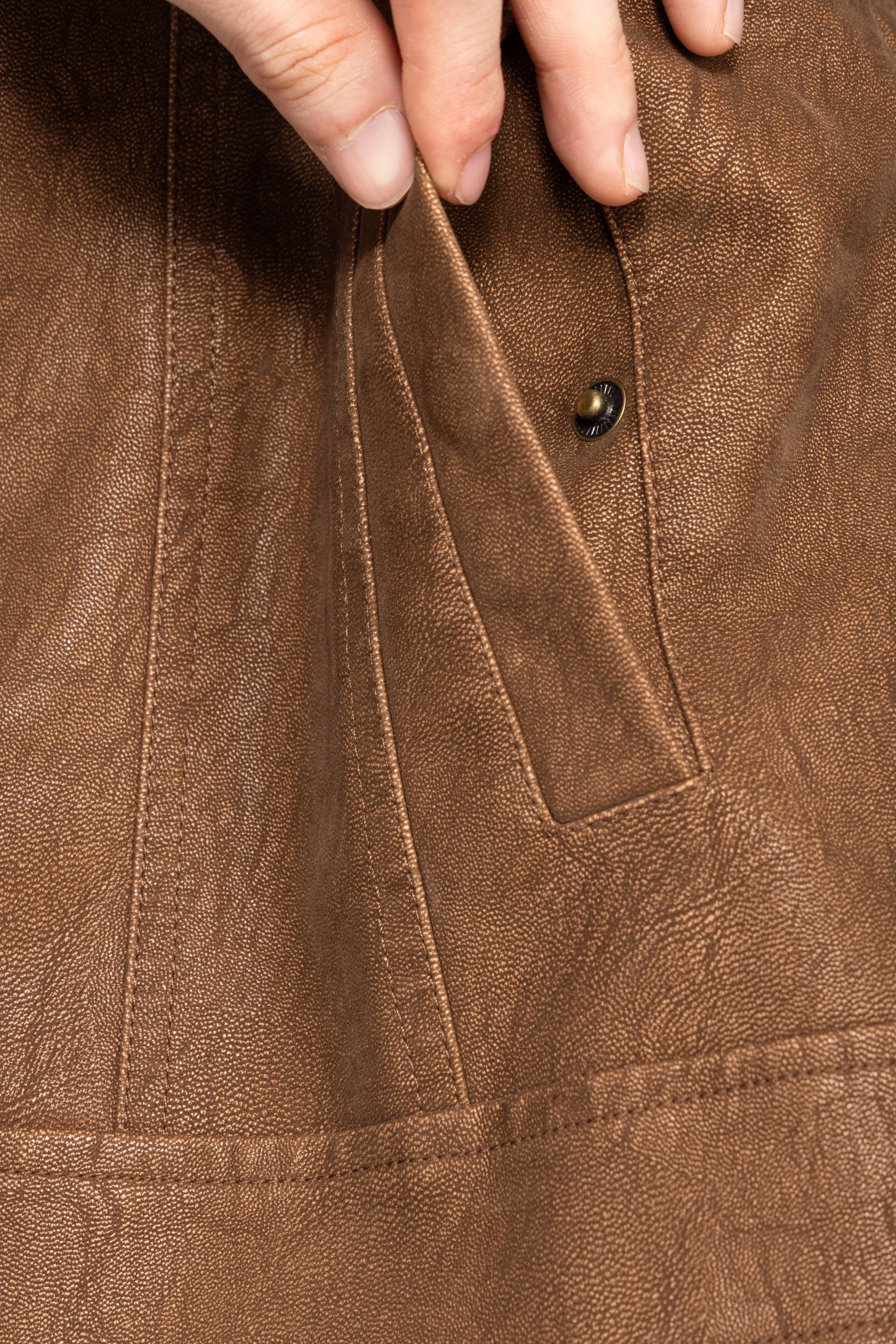 X RAY Boys Faux Suede Ranger Jacket With Faux Shearling Lining