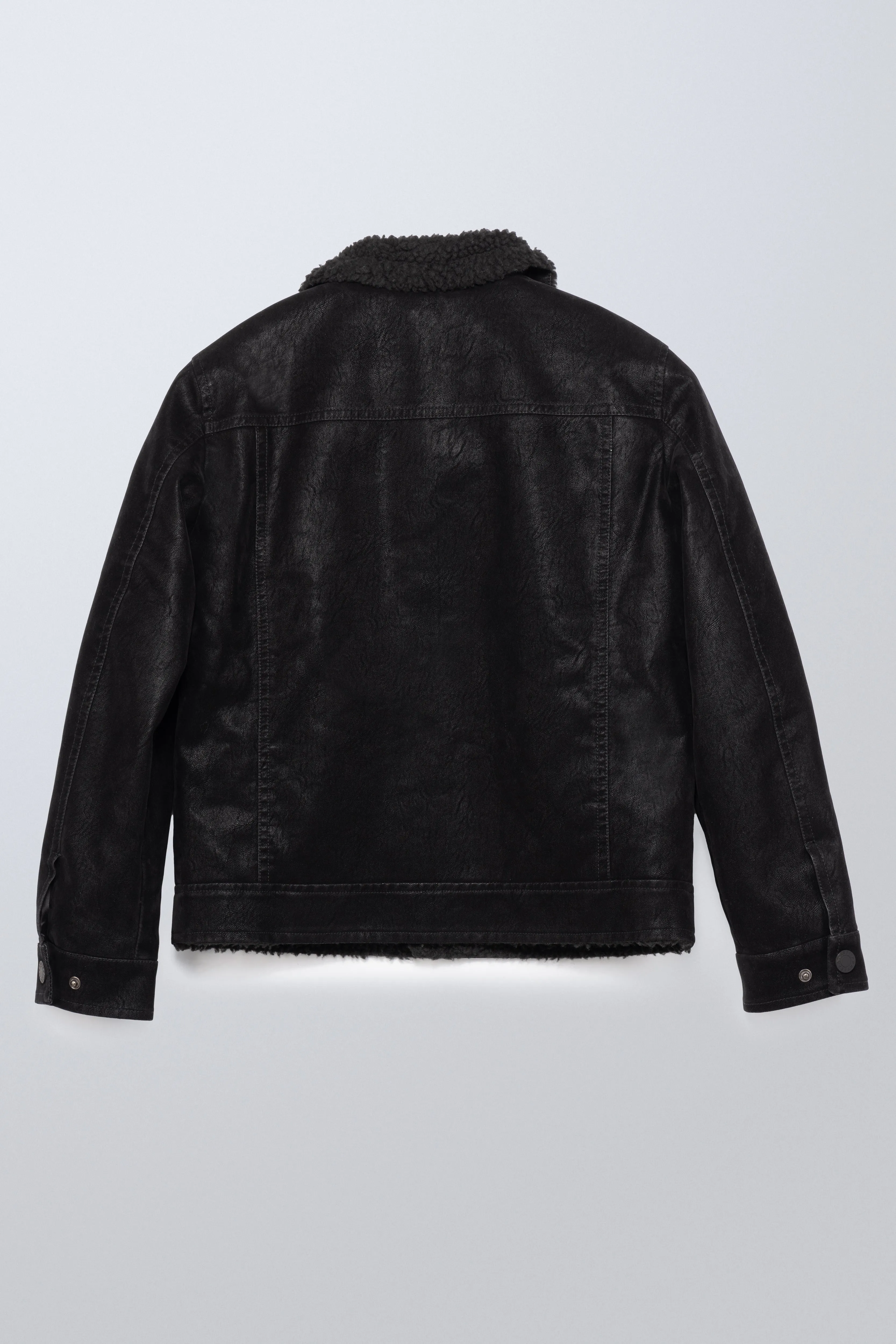 X RAY Boys Faux Suede Ranger Jacket With Faux Shearling Lining