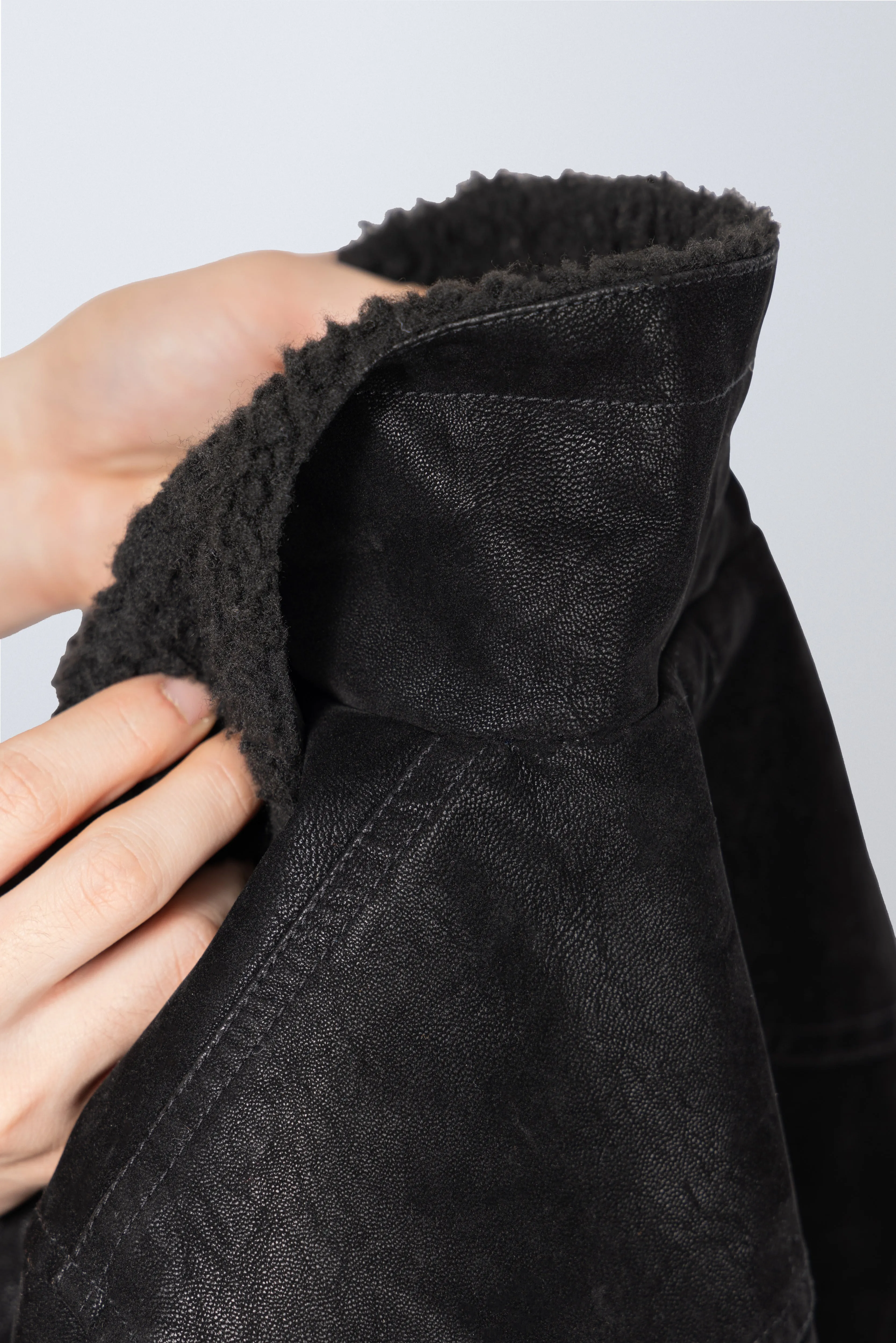 X RAY Boys Faux Suede Ranger Jacket With Faux Shearling Lining