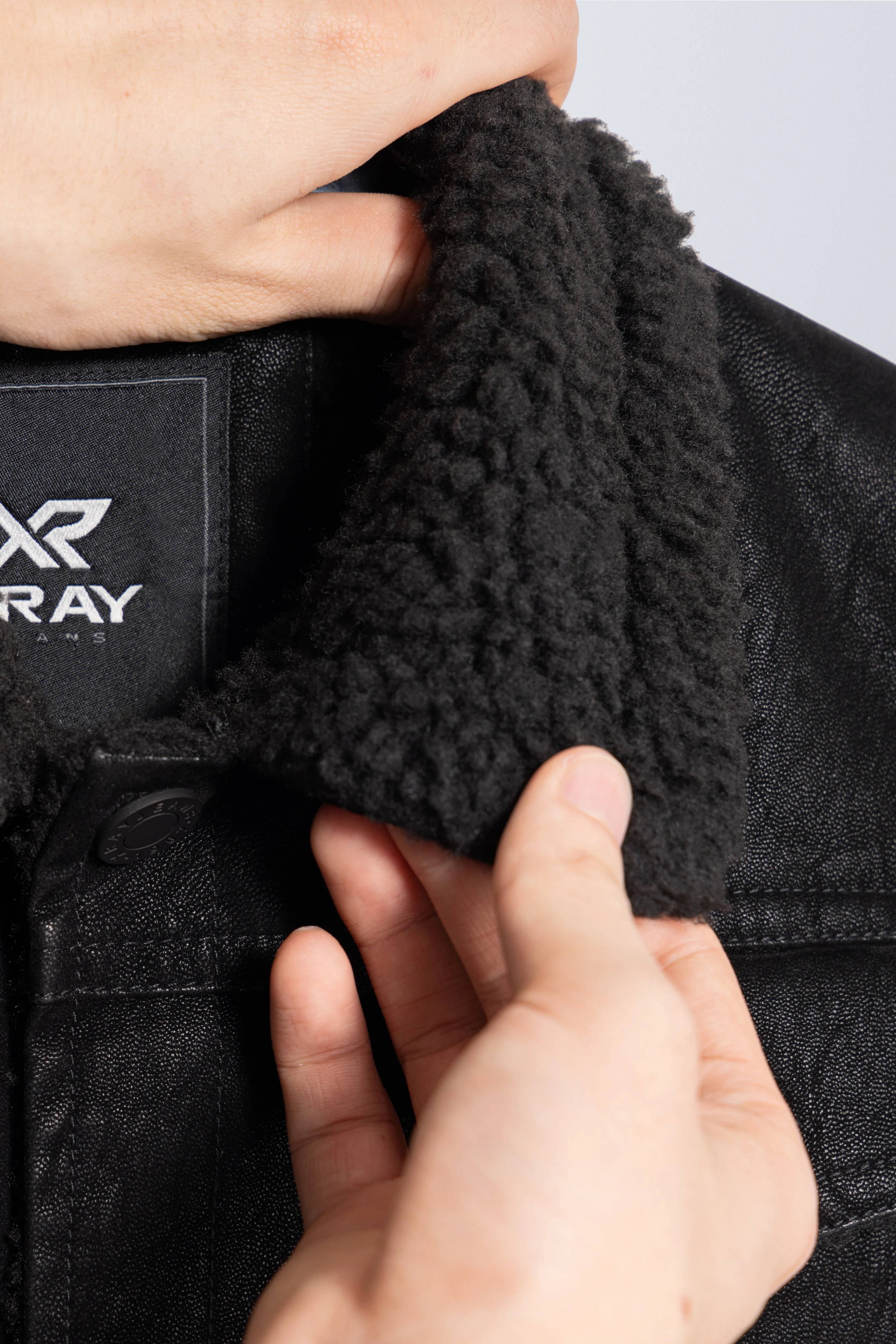 X RAY Boys Faux Suede Ranger Jacket With Faux Shearling Lining