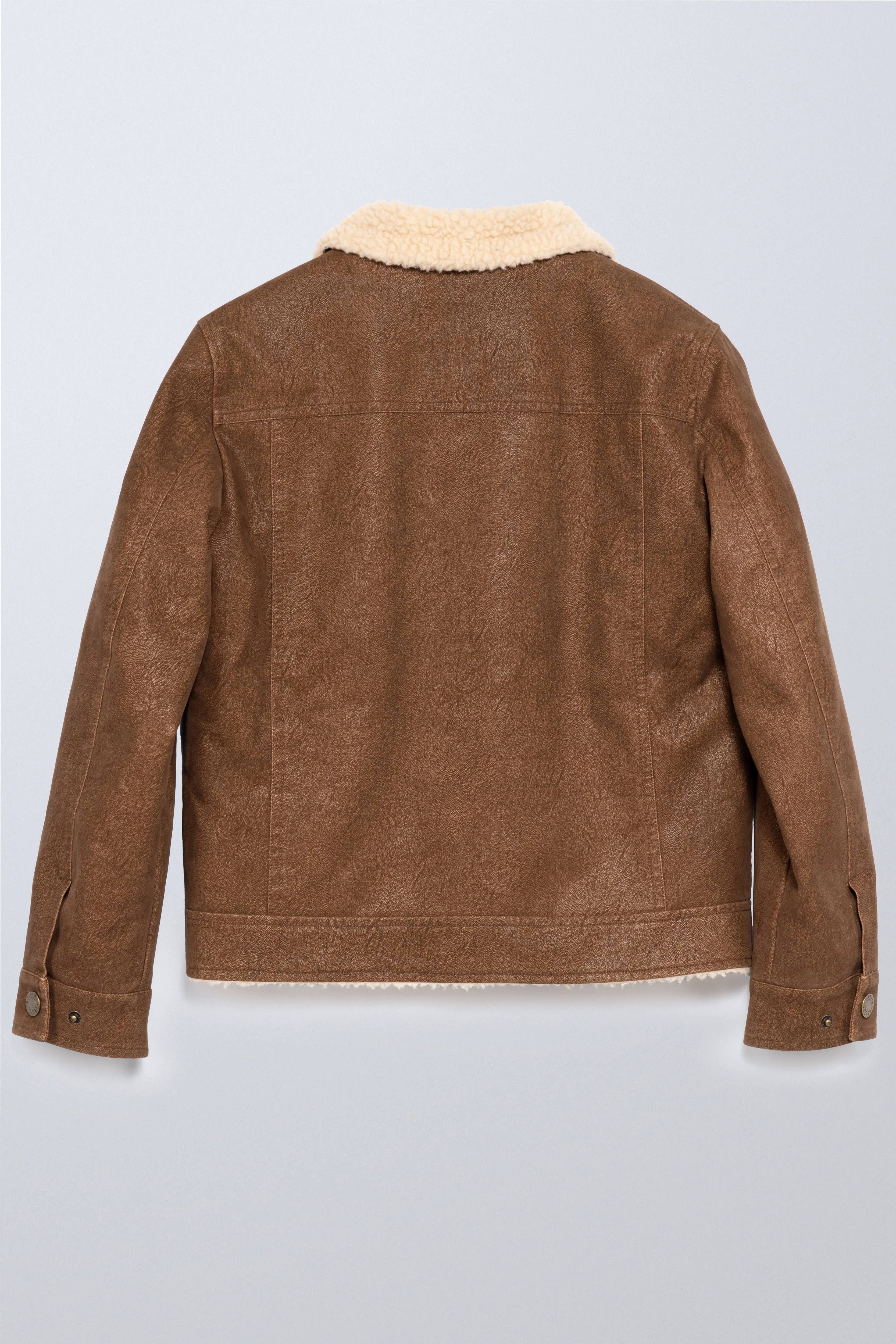 X RAY Boys Faux Suede Ranger Jacket With Faux Shearling Lining